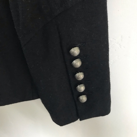 H&M black jacket coat size 8 - Picture 5 of 8